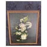 MODERN FLORAL STILL LIFE PRINT ON CANVAS