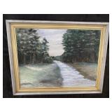 MID CENTURY OIL ON CANVAS