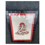MODERN DESIGN ORIENTAL DRAWING ON SILK