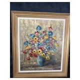 MID CENTURY OIL ON CANVAS