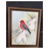 OIL ON BOARD BY R WOODY