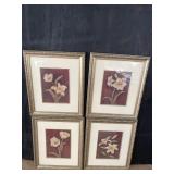SET OF 4 MODERN DESIGN LILY PRINTS