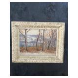 FOREST PAINTING ON BOARD