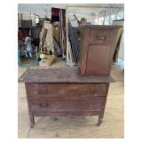 OAK DRESSER WITH GLOVEBOX