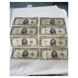 1963RED SEAL $5 NOTES