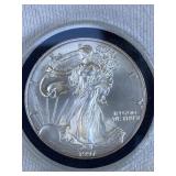 1997 BU SILVER AMERICAN EAGLE DOLLAR