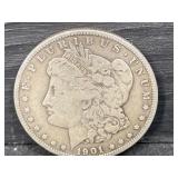 1901 O MORGAN SILVER DOLLAR