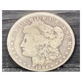 1886 O MORGAN SILVER DOLLAR