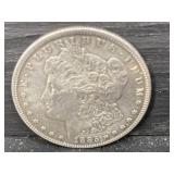 1885 P MORGAN SILVER DOLLAR