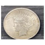 1922 P PEACE SILVER DOLLAR. IN CIRCULATED