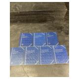 6 LINCOLN CENT BOOKS AND 1 JEFFERSON NICKEL BOOK