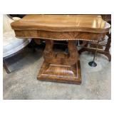 19TH CENTURY EMPIRE FLIP TOP GAME TABLE