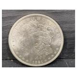 1921 P AU MORGAN SILVER DOLLAR