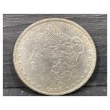 1898P AU MORGAN SILVER DOLLAR