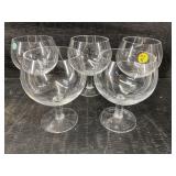 SET OF 5 TIFFANY & CO GLASSES