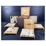 1884 WOOD DOVETAILED EGG CRATE