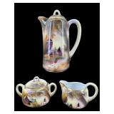 ANTIQUE R.S GERMANY 3 PC COFFEE SET