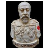EDWARD VII PORCELAIN TOBACCO JAR