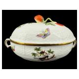 HEREND HUNGARY ROTHSCHILD BIRD COVERED BOWL