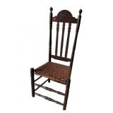 19TH CENT. BANISTER CHAIR