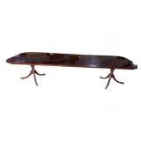 COUNCIL MAHOGANY BANDED INLAY BANQUET TABLE
