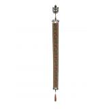 BRASS ORNATE NEEDLEPOINT BELL PULL