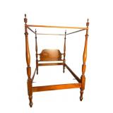 SOLID WALNUT TALL POSTER FULL SIZE BED