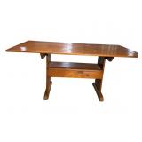 19TH CENTURY PINE PLANTATION HUTCH TABLE