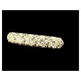 14K W.G DIAMOND ANNIVERSARY WEDDING RING