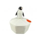 PORCELAIN PENGUIN TRINKET BOX