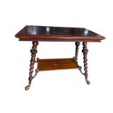 MERKLIN BARLEY TWIST LIONS HEAD CENTER TABLE