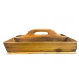ANTIQUE LARGE WOODEN TOOL CARRIER