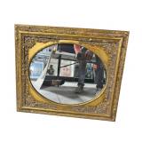 ORNATE GOLD PAINTED CAMEO MIRROR