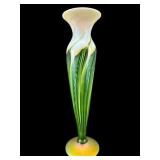 LUNDBERG STUDIOS MAGNOLIA 2005 ART GLASS VASE