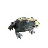 LARGE BRONZE FROG FOUNTAIN