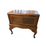 WALNUT RADIO CABINET