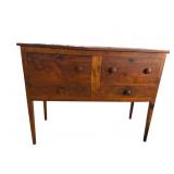 CUSTOM BLACK WALNUT HEPPLEWHITE HUNTBOARD