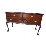 MADDOX SOLID MAHOGANY CHIPPENDALE SIDEBOARD