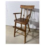 PINE PLANK BOTTOM 19TH CENT. BOOSTER CHAIR