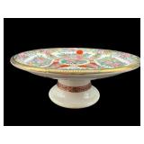 ROSE MEDALLION PORCELAIN CAKE STAND