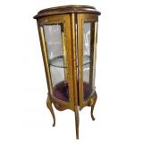 ANTIQUE FRENCH ROUND VITRINE