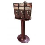 RARE SCHERMACK TRIPLE STAMP MACHINE
