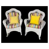 PR OF WICKER ROCKERS