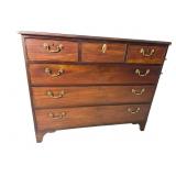 18TH CENTURY 6 DRAWER MAHOGANY CHEST