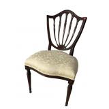 THEODORE ALEXANDER SOLID MAHOGANY CARVED SHIELD