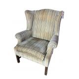 ETHAN ALLEN CHIPPENDALE WINGBACK CHAIR