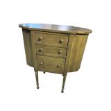 PAINT DECORATED MARTHA WASHINGTON SEWING STAND