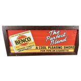 ANTIQUE BENCO PIPE SMOKING TOBACCO ADVERTISEMENT