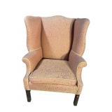 CHIPPENDALE HIGHBACK WINGBACK CHAIR