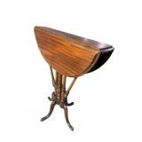 MAHOGANY DROP LEAF TUCKAWAY TABLE